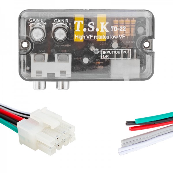 MAGICVOICE MV-15911 AYARLI OTO DECK ANFİ ÇEVİRİCİ (2-4 KANAL ANFI BAGLANABILIR) ANFİ DÖNÜŞTÜRÜCÜ MAGICVOICE MV-15911 AYARLI OTO DECK ANFİ ÇEVİRİCİ (2-4 KANAL ANFI BAGLANABILIR) ANFİ DÖNÜŞTÜRÜCÜ
