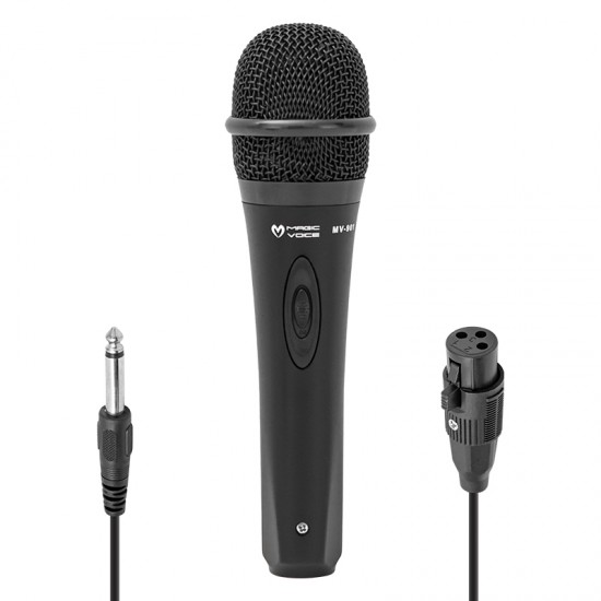 MAGICVOICE MV-901 DİNAMİK PROFESSIONAL KABLOLU EL MİKROFONU ( 2.5 MT KABLOLU )