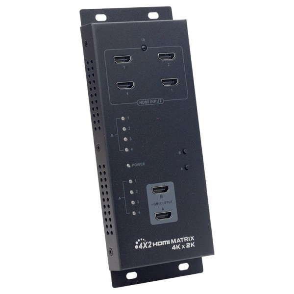 POWERMASTER PM-16247 4X2 ULTRA HDMI 4KX2K@30HZ MATRIX SWITCH (4 CİHAZ GİRİŞ / 2 LCD ÇIKIŞ) POWERMASTER PM-16247 4X2 ULTRA HDMI 4KX2K@30HZ MATRIX SWITCH (4 CİHAZ GİRİŞ / 2 LCD ÇIKIŞ)