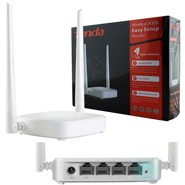TENDA N301 4 PORT 300 MBPS ROUTER/AP/REPEATER TENDA N301 4 PORT 300 MBPS ROUTER/AP/REPEATER