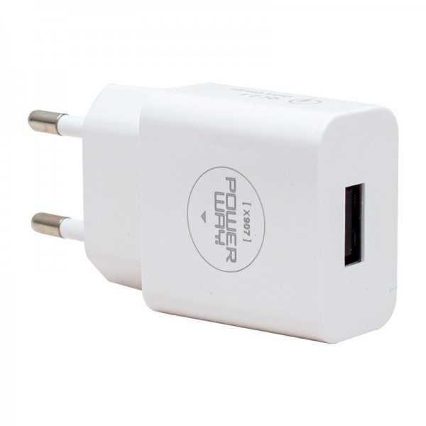 POWERWAY X-907 5 VOLT 2100 MA HIZLI ŞARJ BAŞLIK ADAPTÖRÜ + IPHONE KABLO DAHİL POWERWAY X-907 5 VOLT 2100 MA HIZLI ŞARJ BAŞLIK ADAPTÖRÜ + IPHONE KABLO DAHİL
