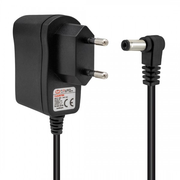 POWERMASTER PM-16739 3 VOLT - 1 AMPER 5.5*2.5 UÇLU PLASTİK KASA PRİZ TİPİ ADAPTÖR POWERMASTER PM-16739 3 VOLT - 1 AMPER 5.5*2.5 UÇLU PLASTİK KASA PRİZ TİPİ ADAPTÖR