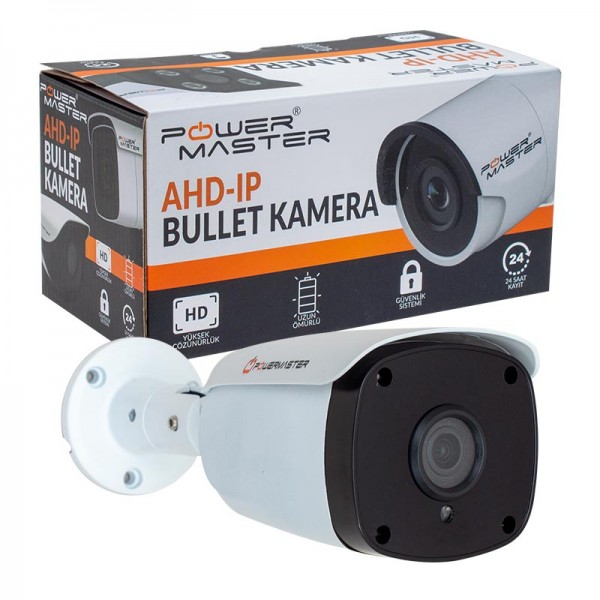 POWERMASTER PM-17005 2MP 18 IR LED 3.6MM AHD METAL KASA BULLET KAMERA POWERMASTER PM-17005 2MP 18 IR LED 3.6MM AHD METAL KASA BULLET KAMERA