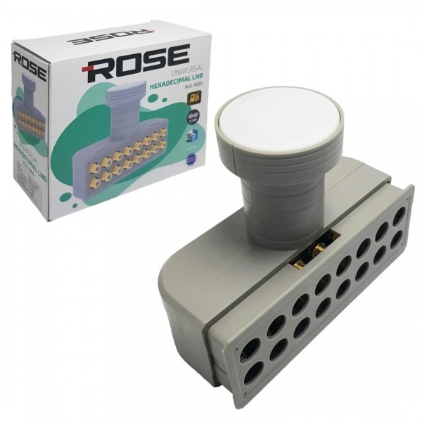 ROSE RLE-1600 UNİVERSAL HEXADEMİCAL 16 ÇIKIŞLI 0.1 DB FULL HD 4K LNB ROSE RLE-1600 UNİVERSAL HEXADEMİCAL 16 ÇIKIŞLI 0.1 DB FULL HD 4K LNB