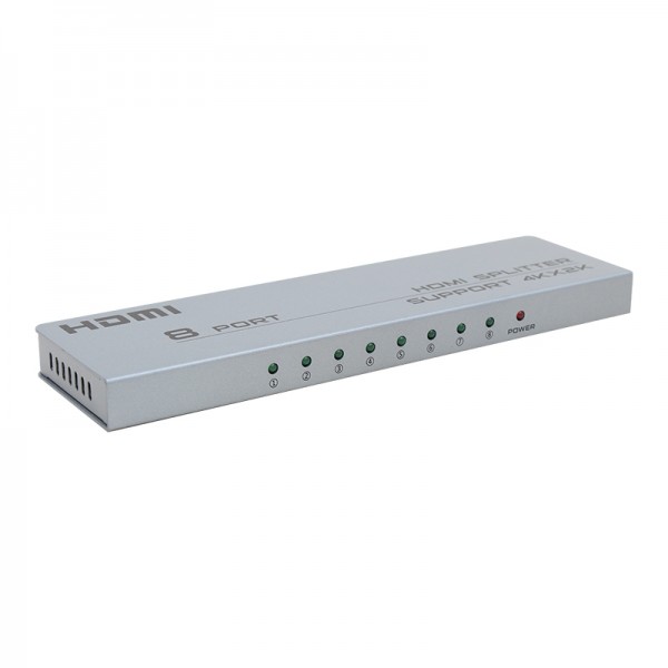 POWERMASTER PM-17168 8 PORT 1.4 V 4KX2K HDMI SPLITTER DAĞITICI POWERMASTER PM-17168 8 PORT 1.4 V 4KX2K HDMI SPLITTER DAĞITICI