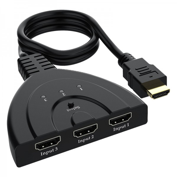 POWERMASTER PM-17229 3 GİRİŞ 1 ÇIKIŞ HDMI SWITCHER TOPLAYICI APARAT 30 CM KABLOLU POWERMASTER PM-17229 3 GİRİŞ 1 ÇIKIŞ HDMI SWITCHER TOPLAYICI APARAT 30 CM KABLOLU