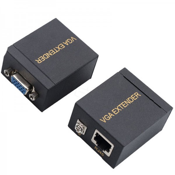 POWERMASTER PM-17297 VGA TO CAT5/CAT6 60 METRE VGA EXTENDER UZATICI POWERMASTER PM-17297 VGA TO CAT5/CAT6 60 METRE VGA EXTENDER UZATICI