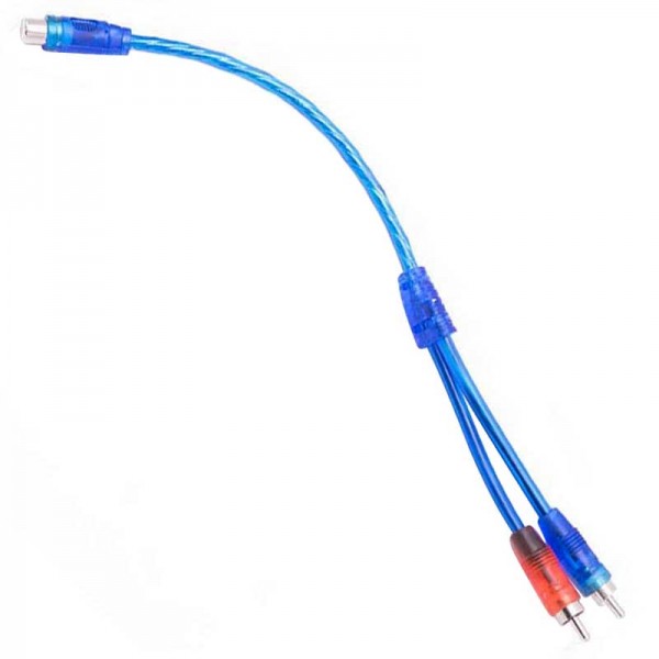 ANFİ Y RCA KABLO 1 DİŞİ 2 ERKEK 25 CM SİLİKON MAVİ KABLO ANFİ Y RCA KABLO 1 DİŞİ 2 ERKEK 25 CM SİLİKON MAVİ KABLO
