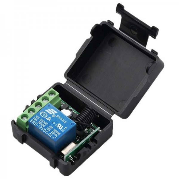 WEKO 12 VOLT - 433 MHZ TEK KANALLI UZAKTAN KUMANDALI GARAJ KUMANDASI KOPYALAMA VE ROLE DEVRESİ WEKO 12 VOLT - 433 MHZ TEK KANALLI UZAKTAN KUMANDALI GARAJ KUMANDASI KOPYALAMA VE ROLE DEVRESİ
