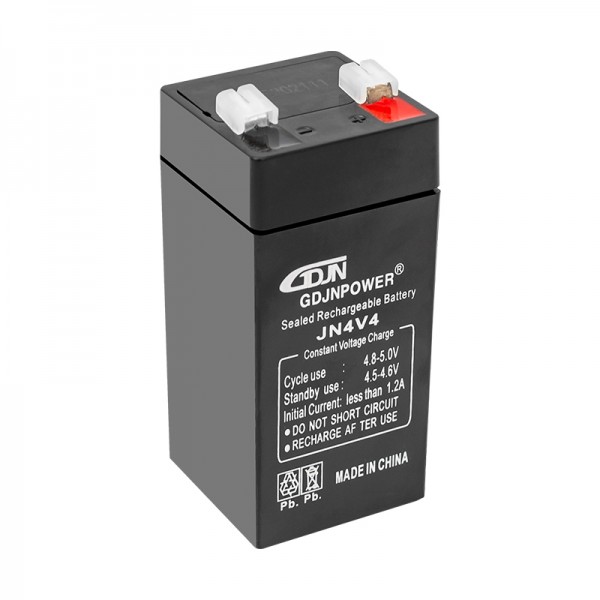 GDJN JN4V4 4 VOLT - 4 AMPER DİK AKÜ (46 X 46 X 100 MM)