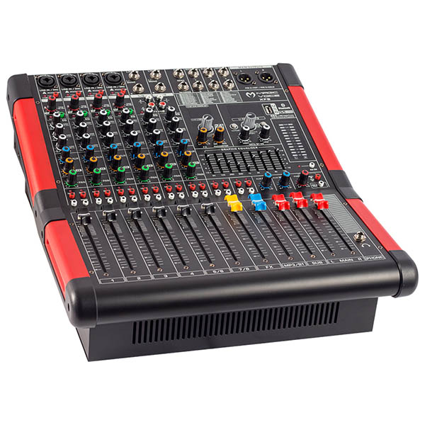 MAGICVOICE MV-A800 XF 8 CH-2X650 W-USB/BT POWER MIXER MAGICVOICE MV-A800 XF 8 CH-2X650 W-USB/BT POWER MIXER
