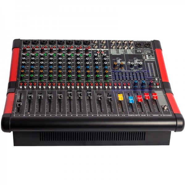 MAGICVOICE MV-A1200 12 XF CH-2X650-W USB/BT POWER MIXER MAGICVOICE MV-A1200 12 XF CH-2X650-W USB/BT POWER MIXER