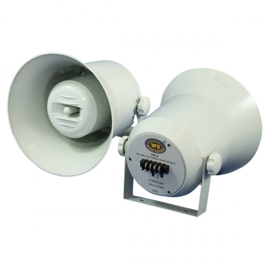 WESTSOUND FRH-4TR 10 CM 40 WATT 100V IP65 PLASTİK HORN HOPARLÖR TRAFOLU