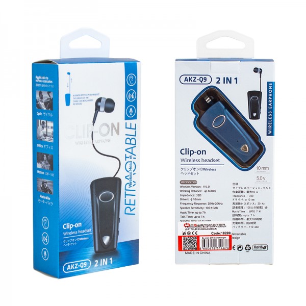 POWERMASTER AKZ-Q9 MAKARALI BLUETOOTH KULAKLIK (ÇİFT TELEFON BAĞLANABİLİR) POWERMASTER AKZ-Q9 MAKARALI BLUETOOTH KULAKLIK (ÇİFT TELEFON BAĞLANABİLİR)
