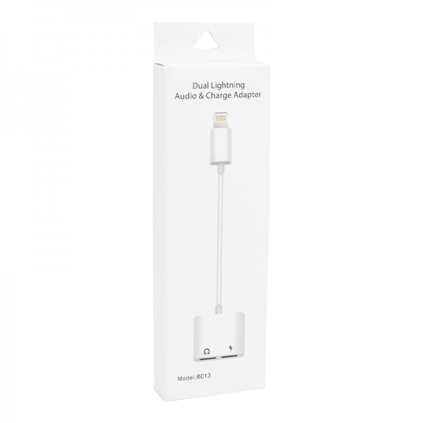 POWERMASTER J-008/RC-13 IPHONE LIGHTNING ŞARJ VE KULAKLIK ÇEVİRİCİ KABLO ADAPTÖR POWERMASTER J-008/RC-13 IPHONE LIGHTNING ŞARJ VE KULAKLIK ÇEVİRİCİ KABLO ADAPTÖR