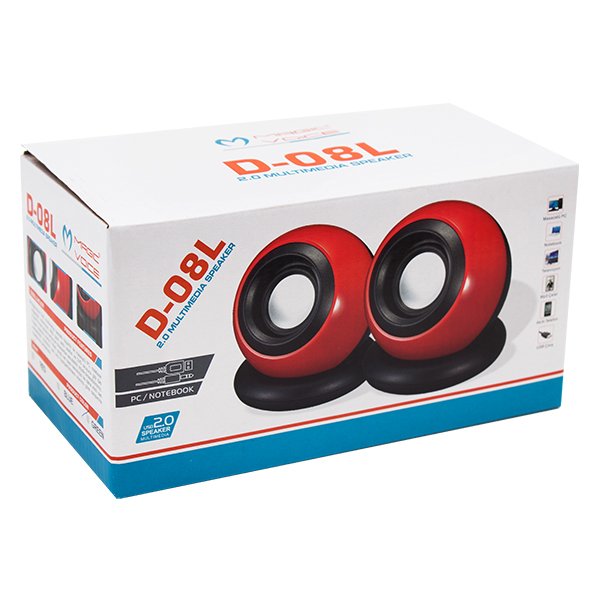 MAGICVOICE D-08L 1+1 USB MİNİ OVAL HOPARLÖR - SPEAKER (2*3 WATT - 4 OHM) MAGICVOICE D-08L 1+1 USB MİNİ OVAL HOPARLÖR - SPEAKER (2*3 WATT - 4 OHM)