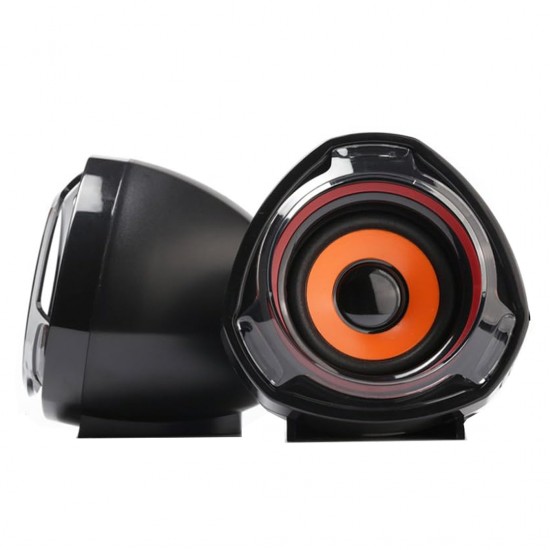 MAGICVOICE A7 1+1 USB MİNİ OVAL HOPARLÖR - SPEAKER (2*5 WATT - 4 OHM)