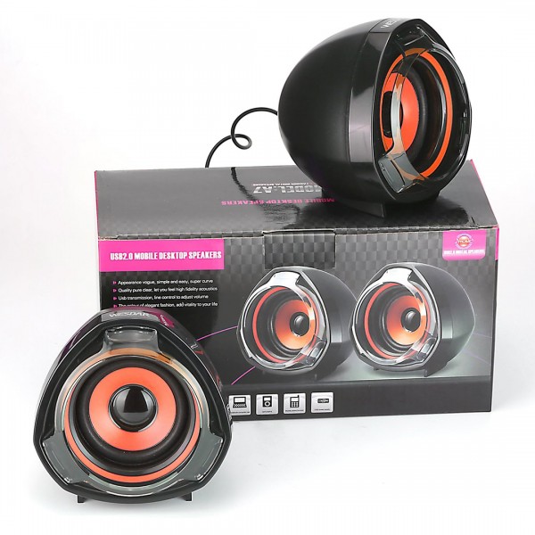MAGICVOICE A7 1+1 USB MİNİ OVAL HOPARLÖR - SPEAKER (2*5 WATT - 4 OHM) MAGICVOICE A7 1+1 USB MİNİ OVAL HOPARLÖR - SPEAKER (2*5 WATT - 4 OHM)
