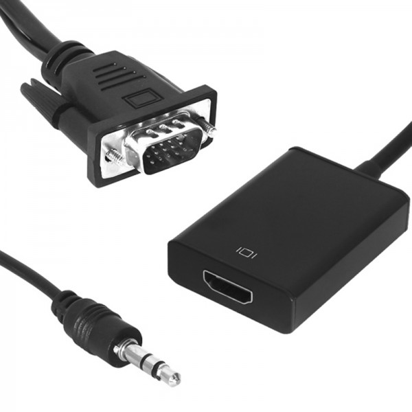 POWERMASTER PM-18637 VGA ERKEK TO HDMI DİŞİ DÖNÜŞTÜRÜCÜ KABLO POWERMASTER PM-18637 VGA ERKEK TO HDMI DİŞİ DÖNÜŞTÜRÜCÜ KABLO