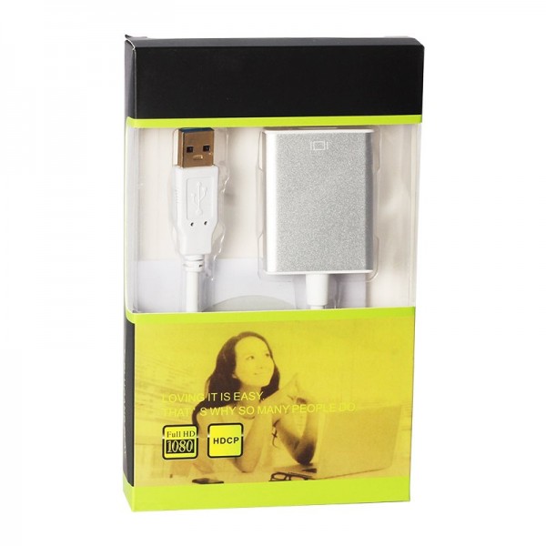POWERMASTER PM-18638 USB 3.0 TO HDMI DİŞİ ÇEVİRİCİ POWERMASTER PM-18638 USB 3.0 TO HDMI DİŞİ ÇEVİRİCİ
