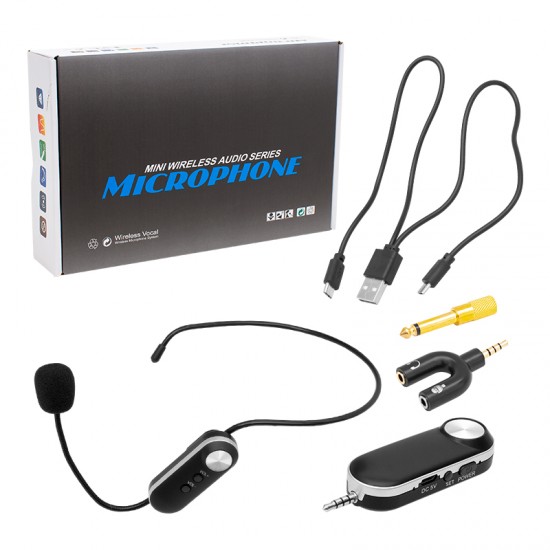 MAGICVOICE MV-1306H UHF 1 HEADSET ŞARJLI KABLOSUZ TELSİZ MİKROFON