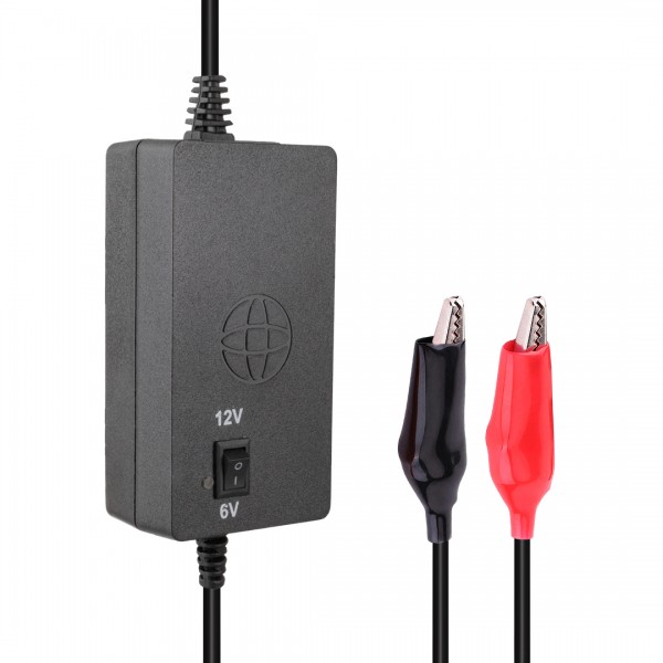 POWERMASTER PM-18705 6 VOLT - 12 VOLT - 1 AMPER KADEMELİ KROKODİL UÇLU AKÜ ŞARJ ADAPTÖRÜ POWERMASTER PM-18705 6 VOLT - 12 VOLT - 1 AMPER KADEMELİ KROKODİL UÇLU AKÜ ŞARJ ADAPTÖRÜ