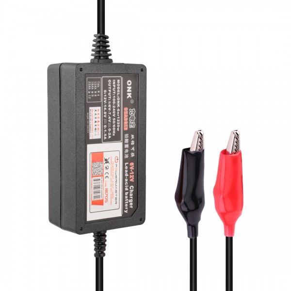 POWERMASTER PM-18705 6 VOLT - 12 VOLT - 1 AMPER KADEMELİ KROKODİL UÇLU AKÜ ŞARJ ADAPTÖRÜ POWERMASTER PM-18705 6 VOLT - 12 VOLT - 1 AMPER KADEMELİ KROKODİL UÇLU AKÜ ŞARJ ADAPTÖRÜ
