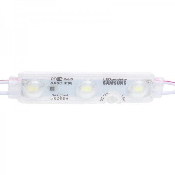 POWERMASTER MODÜL LED 12V 1.5W 5730 SMD YARI MAT KAPAK TP:68