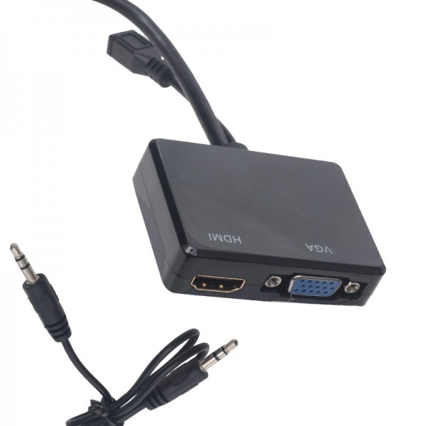 POWERMASTER PM-19260 HDMI TO VGA + HDMI SPLITTER ÇEVİRİCİ ADAPTÖR POWERMASTER PM-19260 HDMI TO VGA + HDMI SPLITTER ÇEVİRİCİ ADAPTÖR