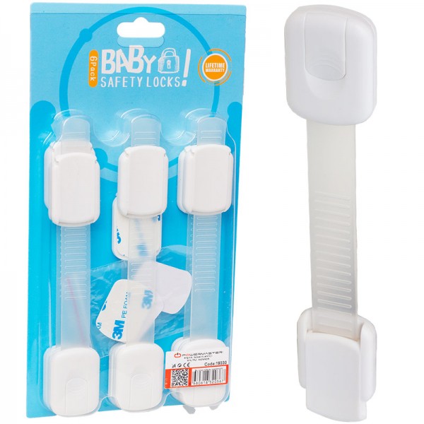 POWERMASTER PM-19330 DOLAP VE ÇEKMECE KİLİTLİ KEMER (6LI SET) POWERMASTER PM-19330 DOLAP VE ÇEKMECE KİLİTLİ KEMER (6LI SET)