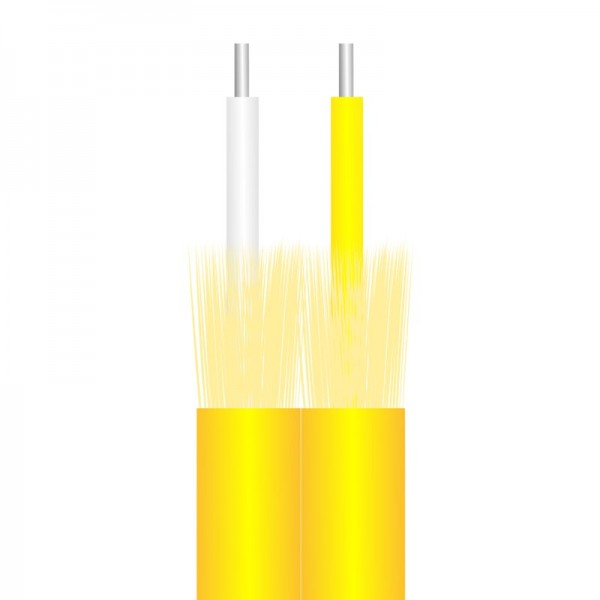 FİBER KABLO SARI 2 HAT LSZH 1000 MT RULO (TWO LINE FIBER)