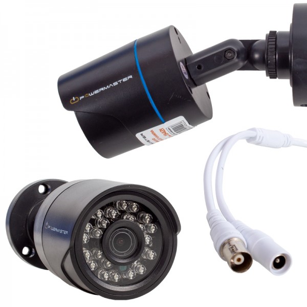 POWERMASTER PM-19421 2MP 2.8 MM 24 IR LED AHD SİYAH PLASTİK KASA BULLET KAMERA POWERMASTER PM-19421 2MP 2.8 MM 24 IR LED AHD SİYAH PLASTİK KASA BULLET KAMERA