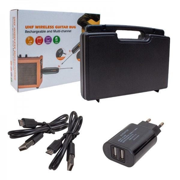 MAGICVOICE MV-19592 UHF GİTAR TİP KABLOSUZ MİKROFON ÜÇLÜ SET MAGICVOICE MV-19592 UHF GİTAR TİP KABLOSUZ MİKROFON ÜÇLÜ SET