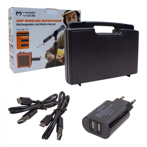 MAGICVOICE MV-19596 UHF ENSTRÜMAN TİP KABLOSUZ MİKROFON ÜÇLÜ SET(KÜRSÜ-YAKA MİK Lİ)XRL Lİ MAGICVOICE MV-19596 UHF ENSTRÜMAN TİP KABLOSUZ MİKROFON ÜÇLÜ SET(KÜRSÜ-YAKA MİK Lİ)XRL Lİ