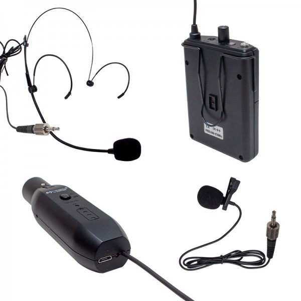 MAGICVOICE MV-19600 UHF KABLOSUZ MİKROFON YAKA (RECEVER XRL Lİ) MAGICVOICE MV-19600 UHF KABLOSUZ MİKROFON YAKA (RECEVER XRL Lİ)