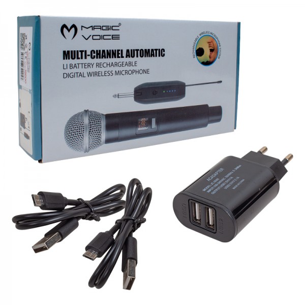 MAGICVOICE MV-19600 UHF KABLOSUZ MİKROFON YAKA (RECEVER XRL Lİ) MAGICVOICE MV-19600 UHF KABLOSUZ MİKROFON YAKA (RECEVER XRL Lİ)