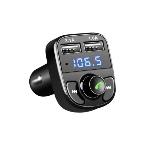 HELLO HL-19680 X8 HANDSFREE ÇİFT USB/SD/BLUETOOTH 12-24 VOLT FM TRANSMITTER