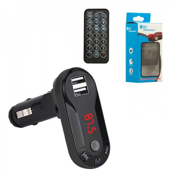 HELLO HL-19683 BT-FM MODULATÖR ÇİFT USB/SD/MP3 12-24 VOLT HAFIZASIZ BLUETOOTH FM TRANSMITTER HELLO HL-19683 BT-FM MODULATÖR ÇİFT USB/SD/MP3 12-24 VOLT HAFIZASIZ BLUETOOTH FM TRANSMITTER