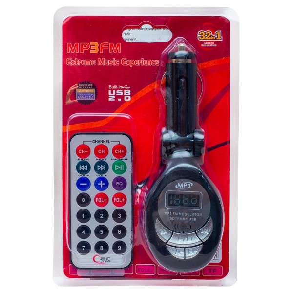 HELLO HL-19684 USB/SD HAFIZASIZ FM TRANSMITTER HELLO HL-19684 USB/SD HAFIZASIZ FM TRANSMITTER