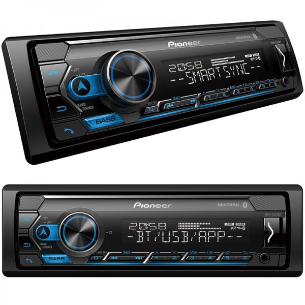 PIONEER MVH-S325BT USB/FM/AUX/BT BLUETOOTHLU MEKANİKSİZ OTO TEYP 4X50 WATT PIONEER MVH-S325BT USB/FM/AUX/BT BLUETOOTHLU MEKANİKSİZ OTO TEYP 4X50 WATT