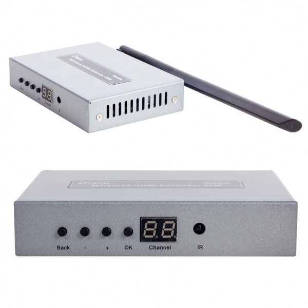 POWERMASTER PM-19865 ANTENLİ HDMI KABLOSUZ EXTENDER 50 METRE UZATICI (DETECH DT-7060) POWERMASTER PM-19865 ANTENLİ HDMI KABLOSUZ EXTENDER 50 METRE UZATICI (DETECH DT-7060)