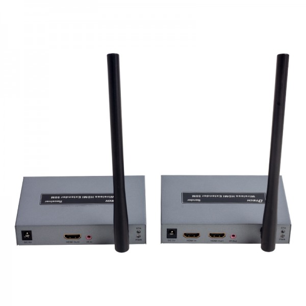 POWERMASTER PM-19865 ANTENLİ HDMI KABLOSUZ EXTENDER 50 METRE UZATICI (DETECH DT-7060) POWERMASTER PM-19865 ANTENLİ HDMI KABLOSUZ EXTENDER 50 METRE UZATICI (DETECH DT-7060)