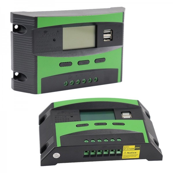 SUOER ST-C1220 12 VOLT - 24 VOLT - 20 AMPER DİGİTAL OTOMATİK SOLAR ŞARJ REGÜLATÖRÜ (2 USB GİRİŞLİ 5 V-2.1A) SUOER ST-C1220 12 VOLT - 24 VOLT - 20 AMPER DİGİTAL OTOMATİK SOLAR ŞARJ REGÜLATÖRÜ (2 USB GİRİŞLİ 5 V-2.1A)