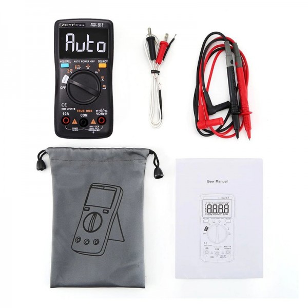 ZOYI ZT-102A TRUE RMS DİJİTAL ÖLÇÜ ALETİ ZOYI ZT-102A TRUE RMS DİJİTAL ÖLÇÜ ALETİ