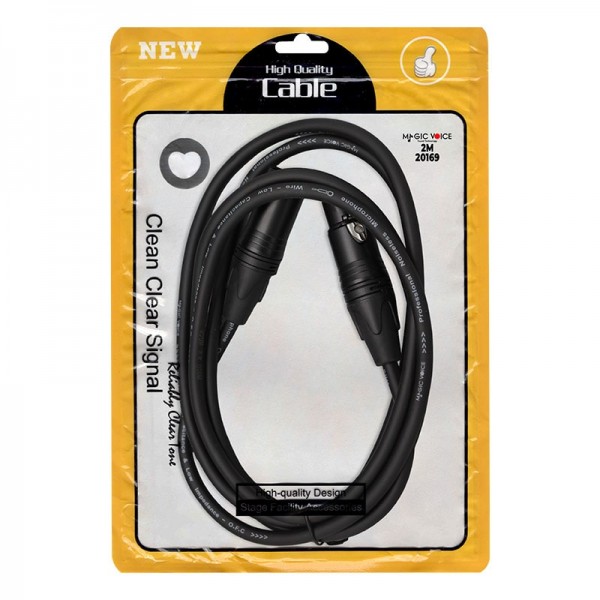 MAGİCVOİCE LD381 CANON ERKEK + CANON DİŞİ 2 METRE KABLO MAGİCVOİCE LD381 CANON ERKEK + CANON DİŞİ 2 METRE KABLO