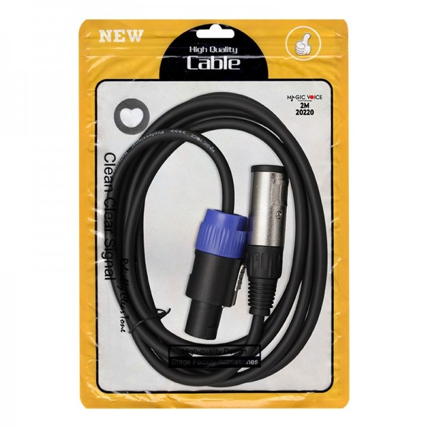 MAGİCVOİCE LD384 SPECON ERKEK - CANON DİŞİ ÇEVİRİCİ 2 METRE KABLO MAGİCVOİCE LD384 SPECON ERKEK - CANON DİŞİ ÇEVİRİCİ 2 METRE KABLO