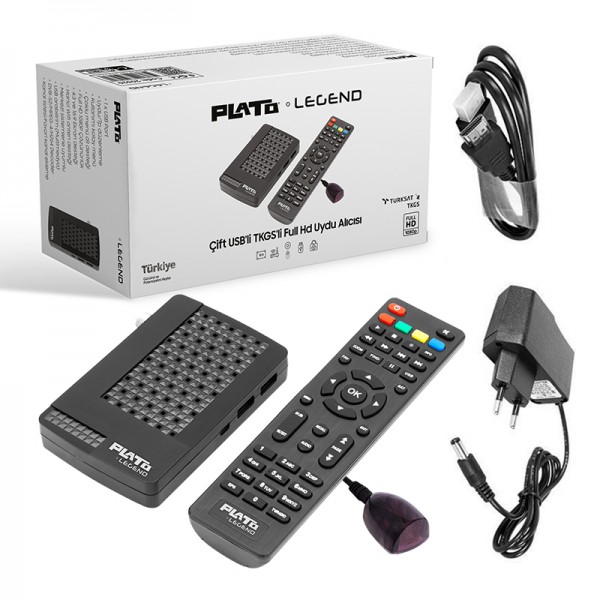 PLATO LEGEND ÇİFT USBLİ TKGSLİ MINI HD UYDU ALICISI PLATO LEGEND ÇİFT USBLİ TKGSLİ MINI HD UYDU ALICISI