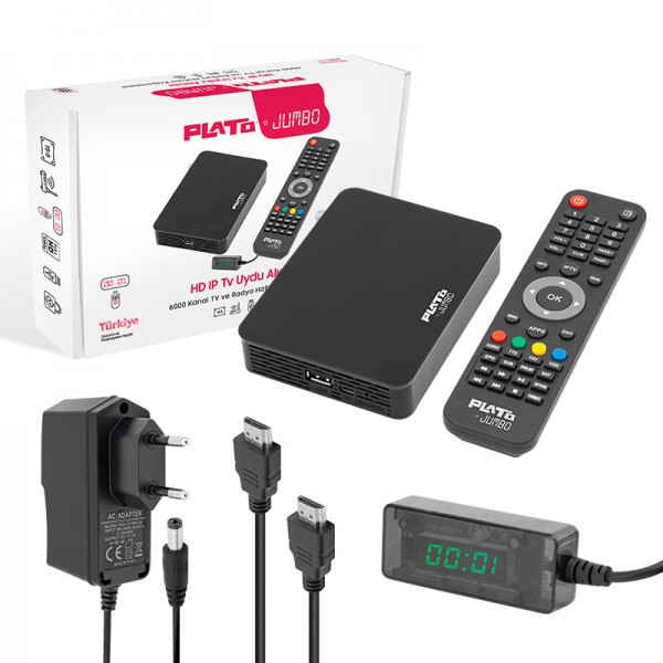 PLATO JUMBO LINUX TABANLI ETHERNET GİRİŞLİ IP TV UYDU ALICISI (YOUTUBE-WIFI-DOLBY) PLATO JUMBO LINUX TABANLI ETHERNET GİRİŞLİ IP TV UYDU ALICISI (YOUTUBE-WIFI-DOLBY)