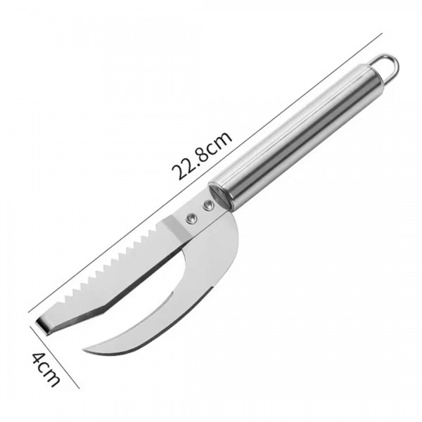 SUNUP SN-20408 BALIK SOYMA PUL TEMİZLEME YIKAMA BIÇAĞI PASLANMAZ ÇELİK (3 İN 1) SUNUP SN-20408 BALIK SOYMA PUL TEMİZLEME YIKAMA BIÇAĞI PASLANMAZ ÇELİK (3 İN 1)
