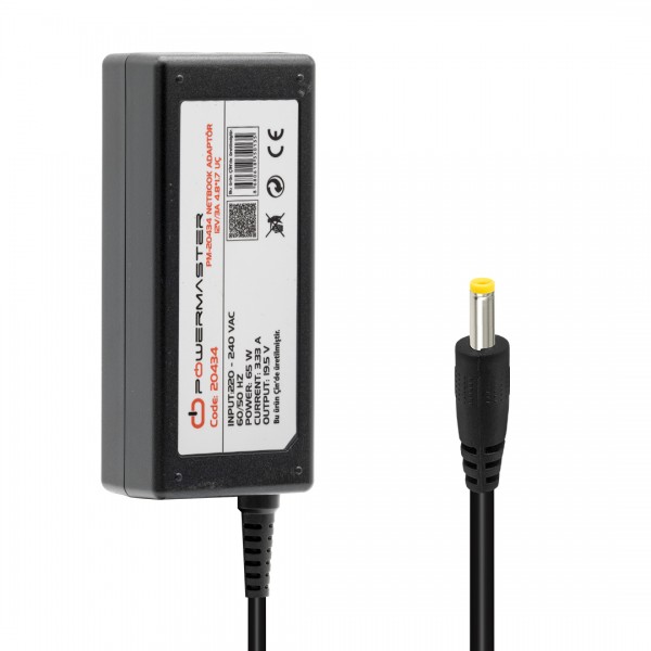 POWERMASTER PM-20434 12 VOLT - 3 AMPER 4.8*1.7 MM UÇLU ADAPTÖR (ASUS NOTEBOOK) POWERMASTER PM-20434 12 VOLT - 3 AMPER 4.8*1.7 MM UÇLU ADAPTÖR (ASUS NOTEBOOK)